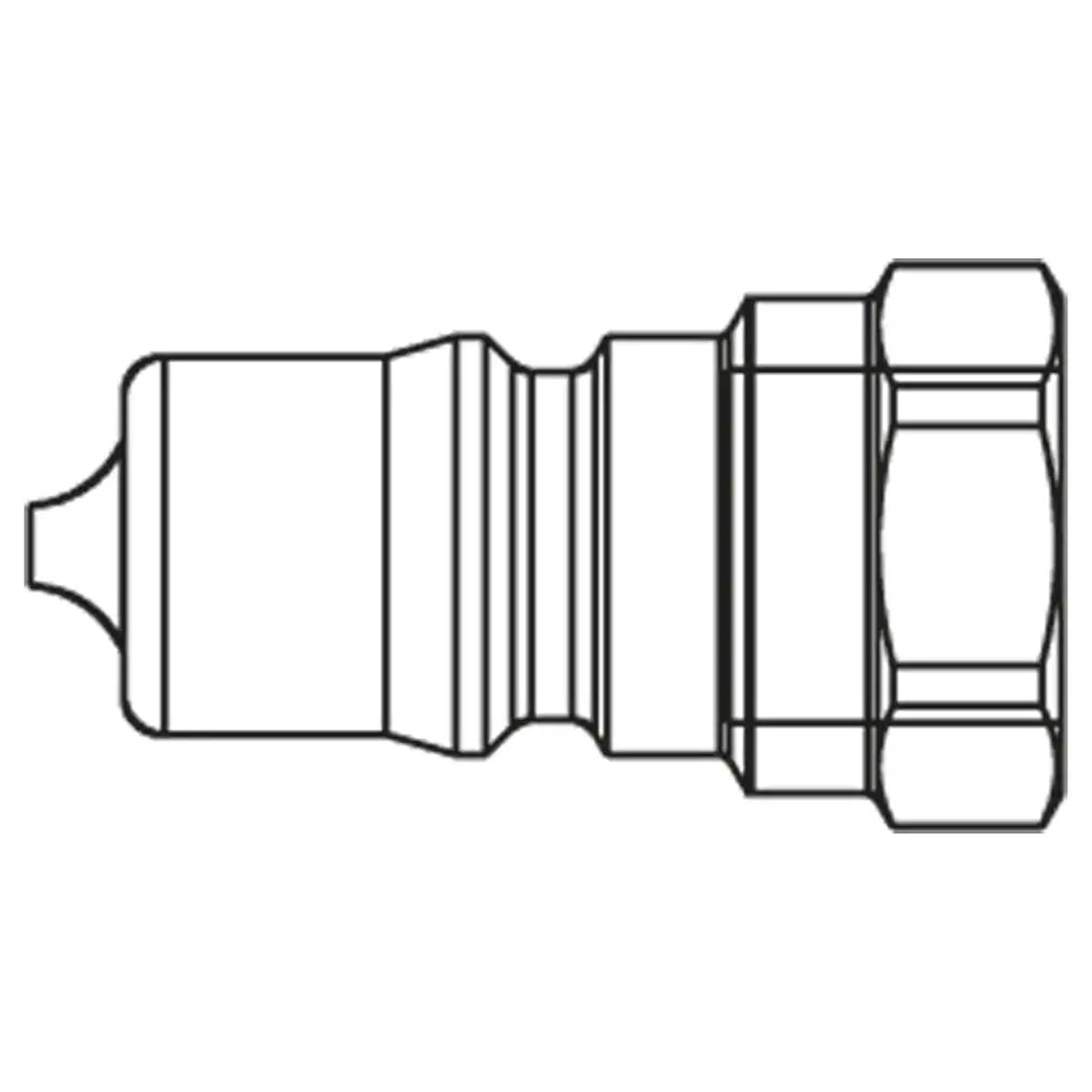 Male ball coupler G3/4 ISO B Parker IB7520