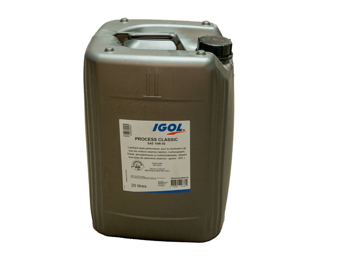 Engine oil IGOL PROCESS CLASSIC 15W50 20l PROCCLAS15W50-20L