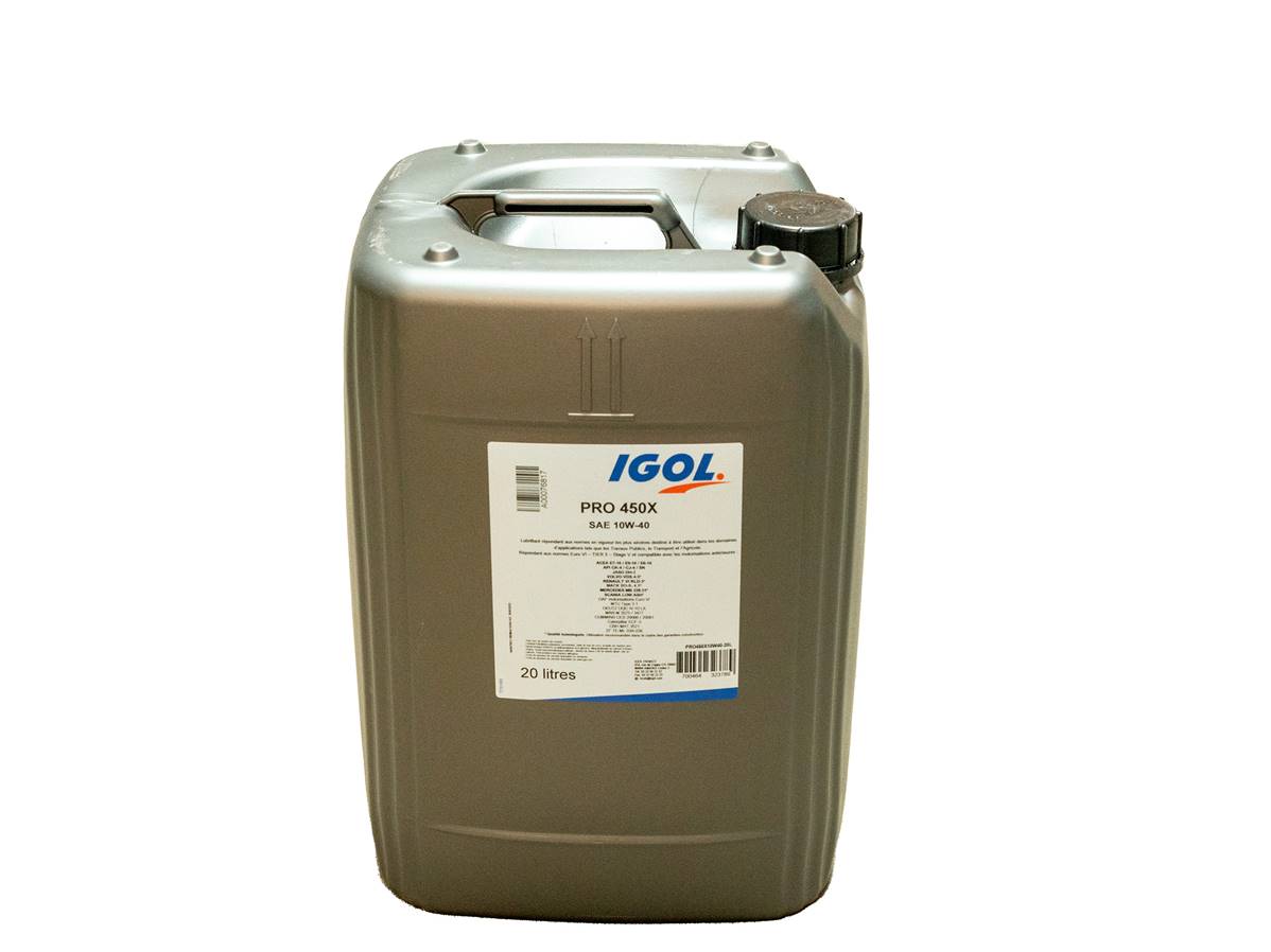 Engine oil IGOL PRO 450X 10w40 20L, Replaced by FLHM10W40EVO450XB20