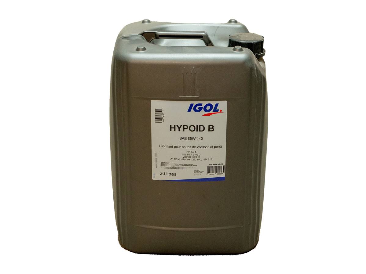 Transmission oil IGOL HYPOID B 85W-140 20L HYPOB85W140-20L
