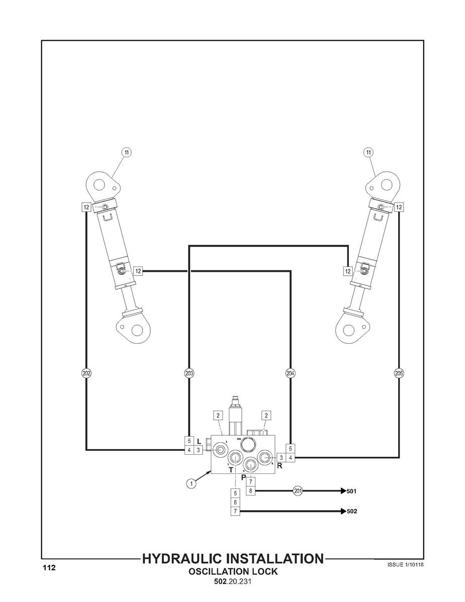 Hydraulic Installation Oscillation Lock 50220231
