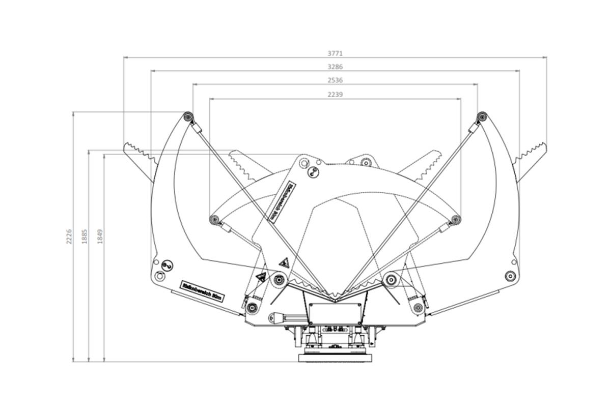Clambunk 2,0 m² with cable BURGER 300239
