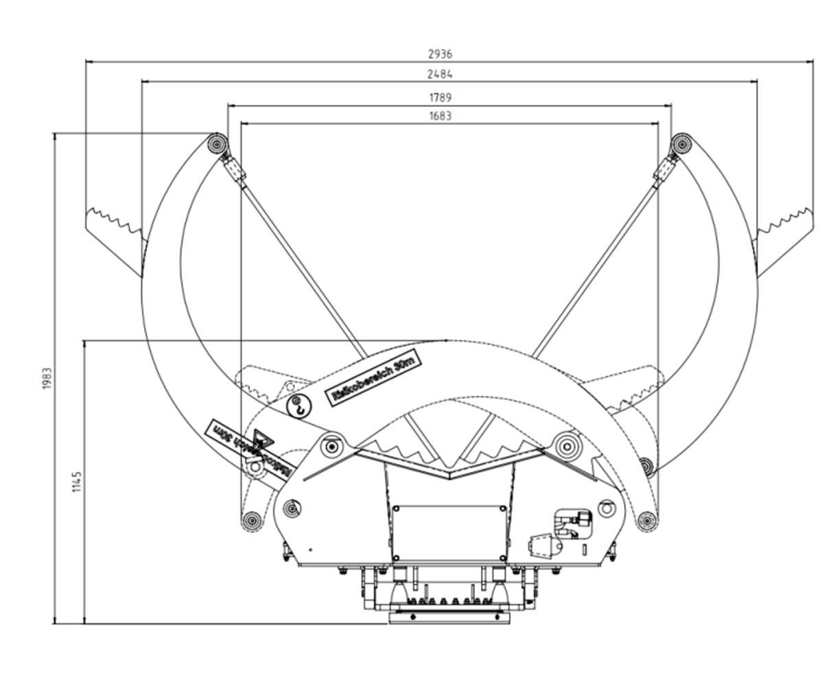 Clambunk 1,1 m² KS with cable BURGER BK300600595