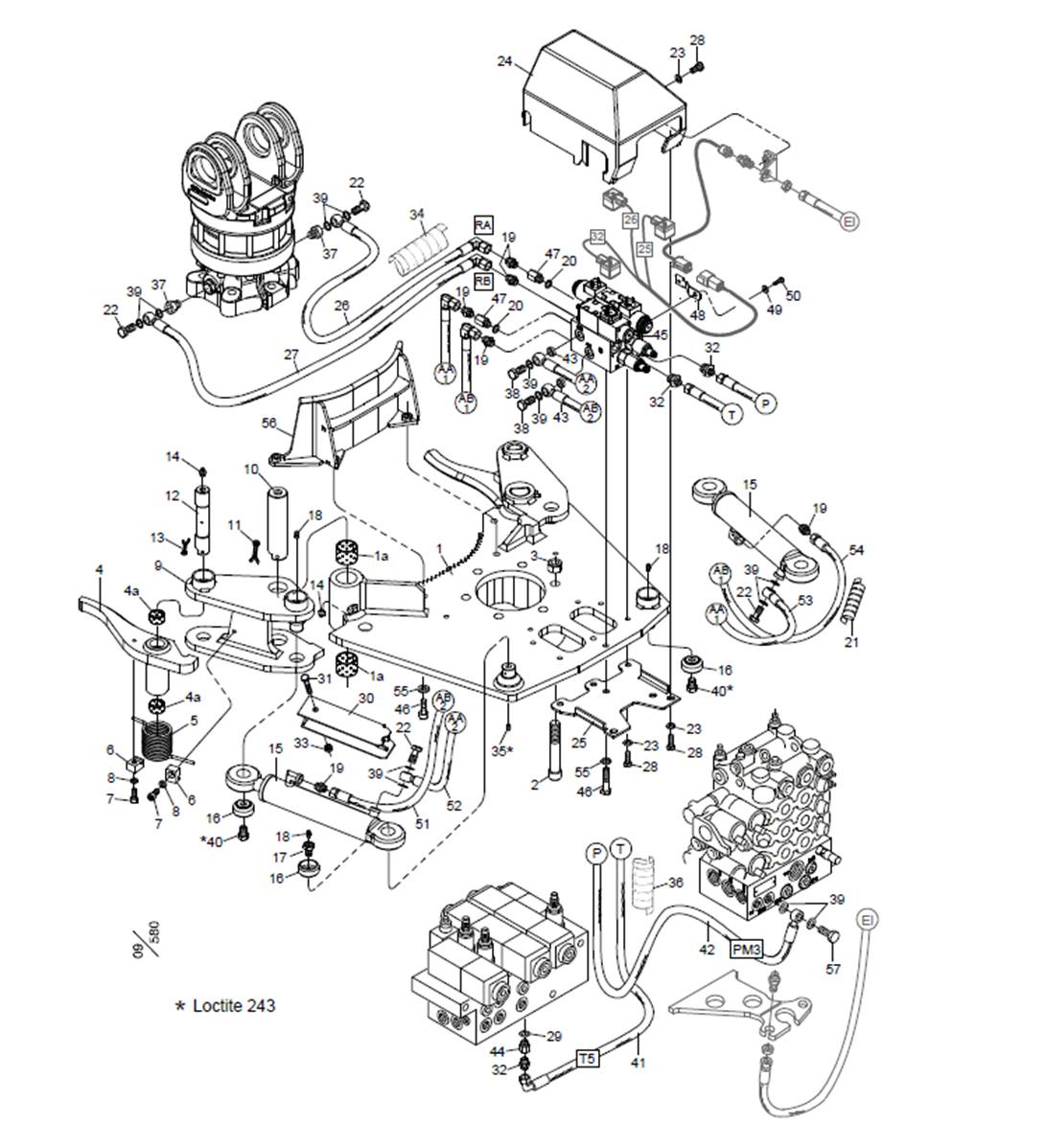 Accumulation kit with rotator control LM034641S2