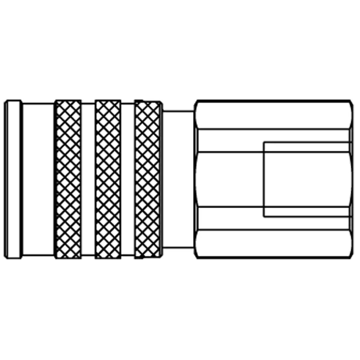 Cap for 3/4 male anti-pollution coupler PARKER CFE-752-P