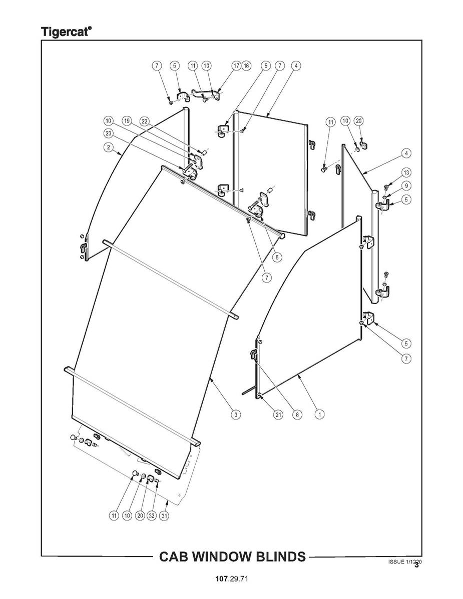 Cab Windows Blinds 1072972