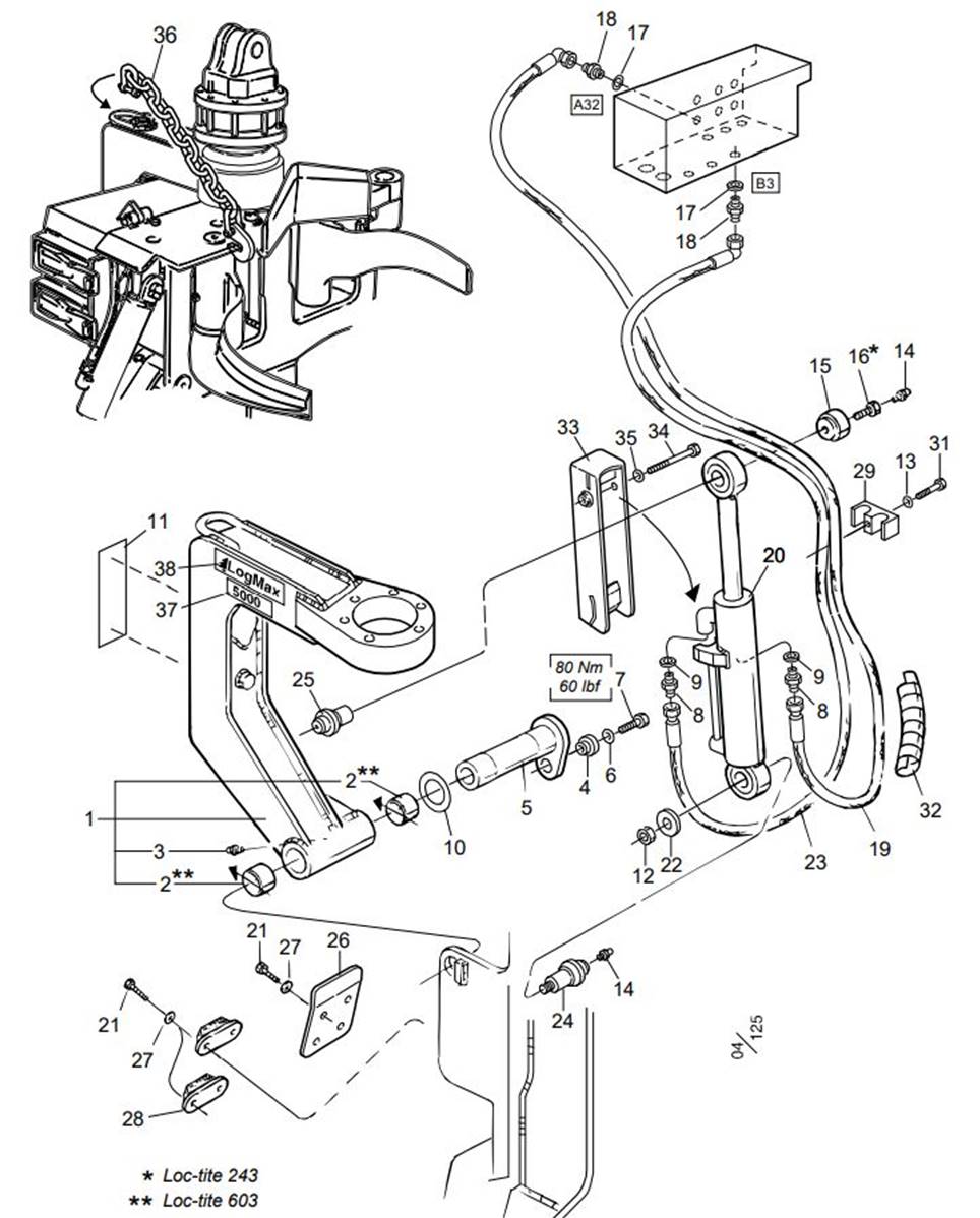 Felling link LM005504D