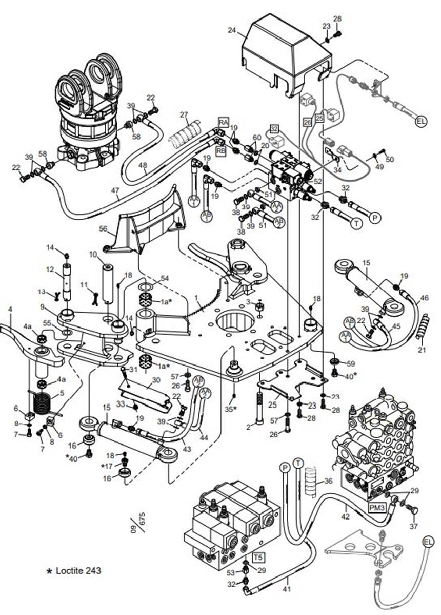 Accumulation kit with rotator control LM035203
