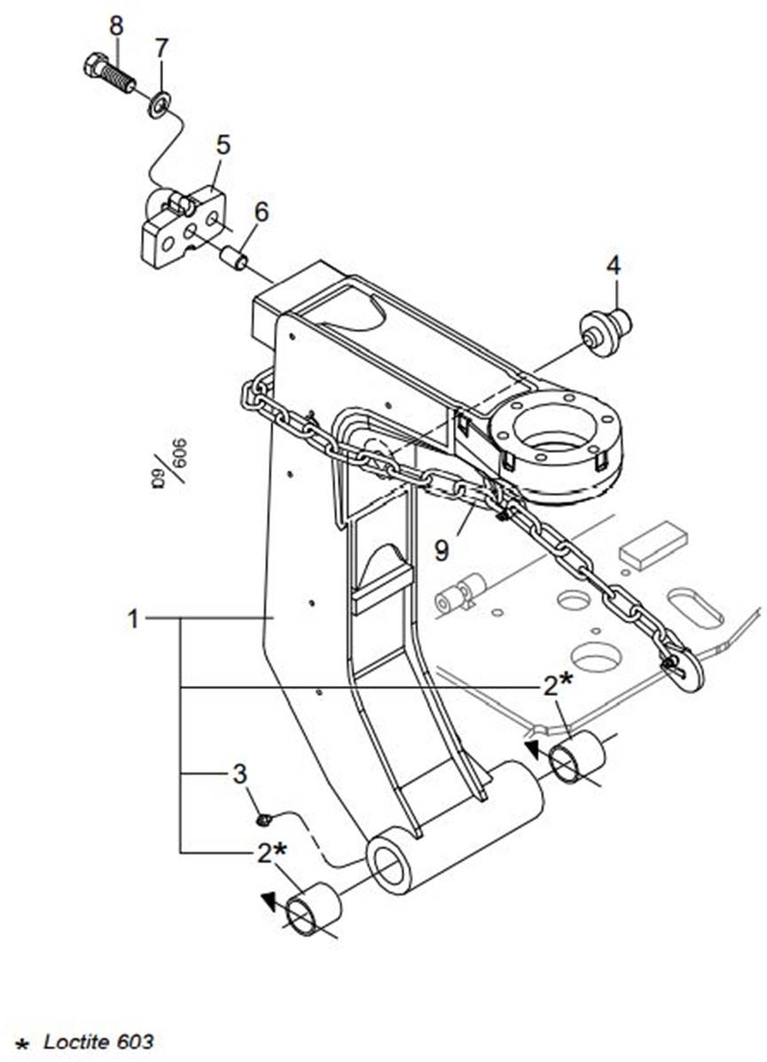 Reinforced felling link LM035153