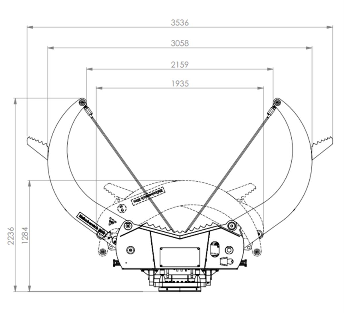 Clambunk 1,6 m² KS with cable BURGER 300595