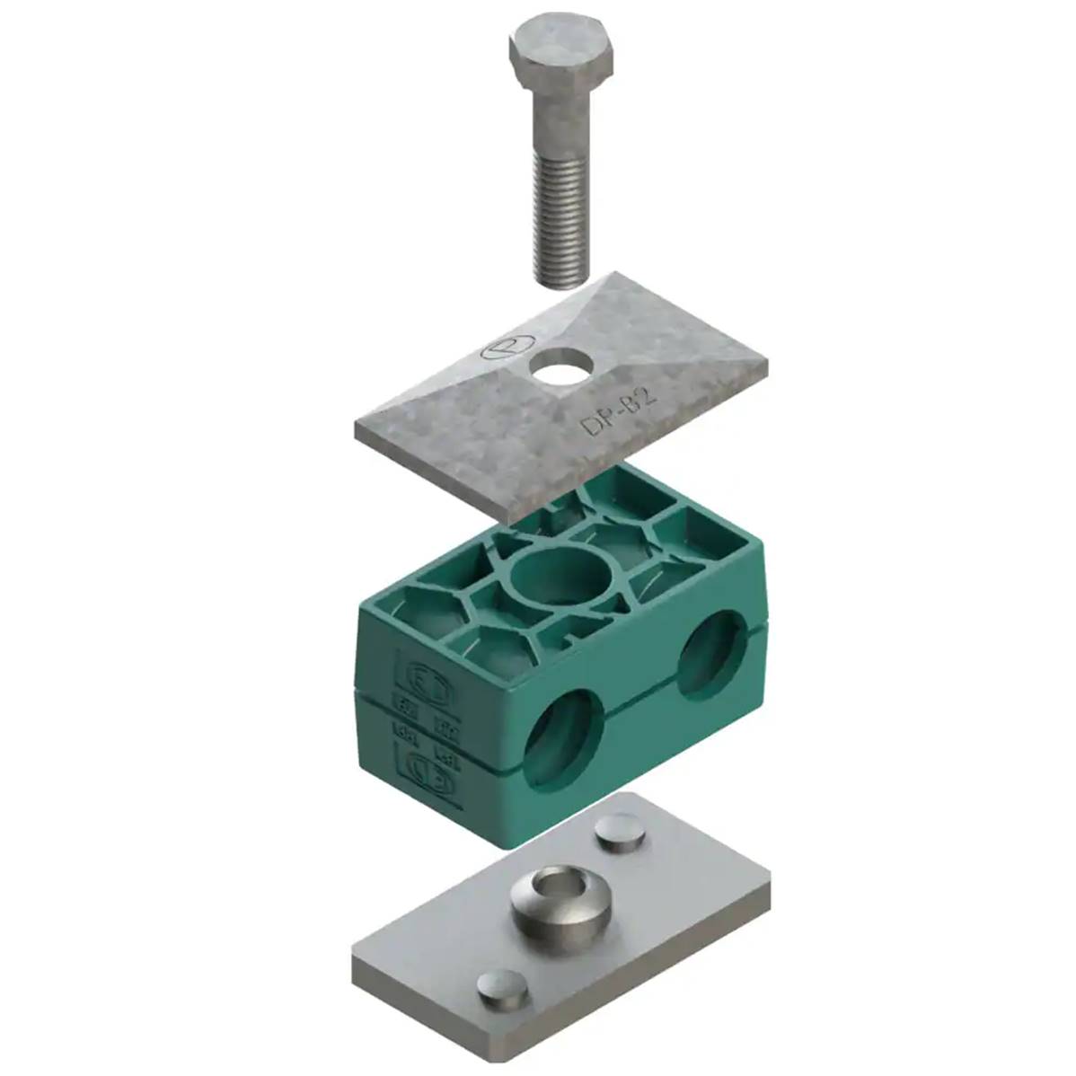 Clamps - Series B, Double Series (DIN 3015-3)  Parker RBP1-213.5