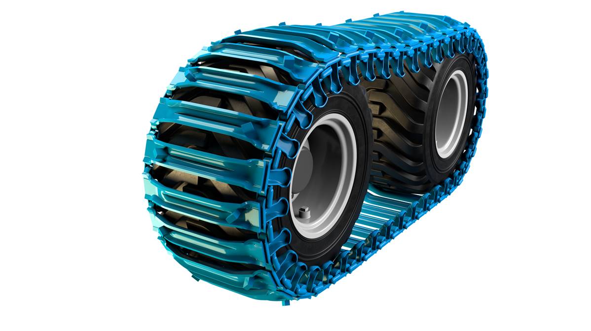 Pair of tracks 26mm U 710-26.5 TRS, TRS2, 850 mm or forestry Olofsfors