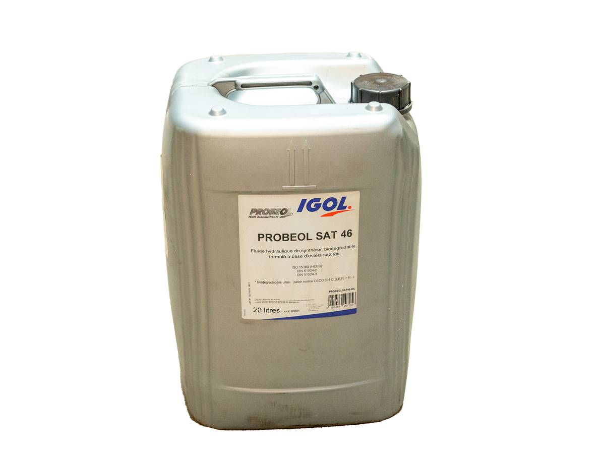 Organic hydraulic oil IGOL PROBEOL 46 20L PROBEOLSAT46-20L