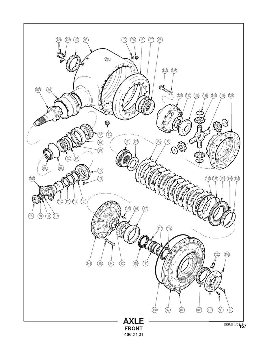 Axle, Front 4062431